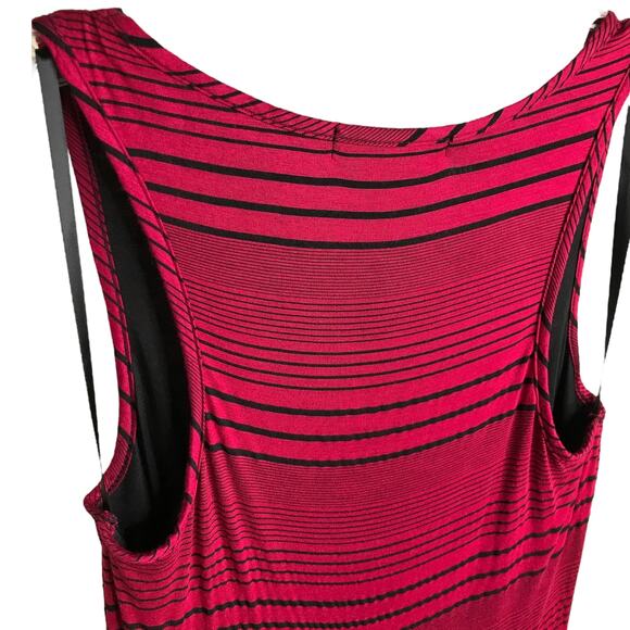 Green Envelope Maxi Dress S Red Boho Festival Beach Lagenlook Hippie Gypsy Beach - Picture 7 of 7